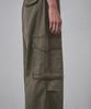 MUSINSA STANDARD WOMAN Women'S Pigment Wide Cargo Pants [Dusty Khaki]