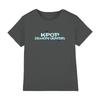 K-Pop Demon Hunters - Full Colour Logo Kids T Shirt, Charcoal