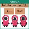 Lot de Cartes d'Invitation Squid Game Manche Six Avec Jouet Pop It Fidget Amusant Pour la Réduction du Stress et le Développement Cognitif