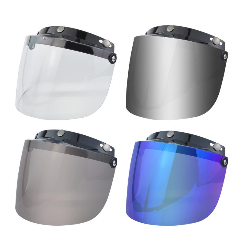 Visiera per Caschi da Moto 3-Scatto HelmetShield Accessori Antigraffio Parabrezza