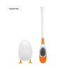 Yellow Duck Silicone Toilet Brush - Punch-Free Dead Angle Cleaner