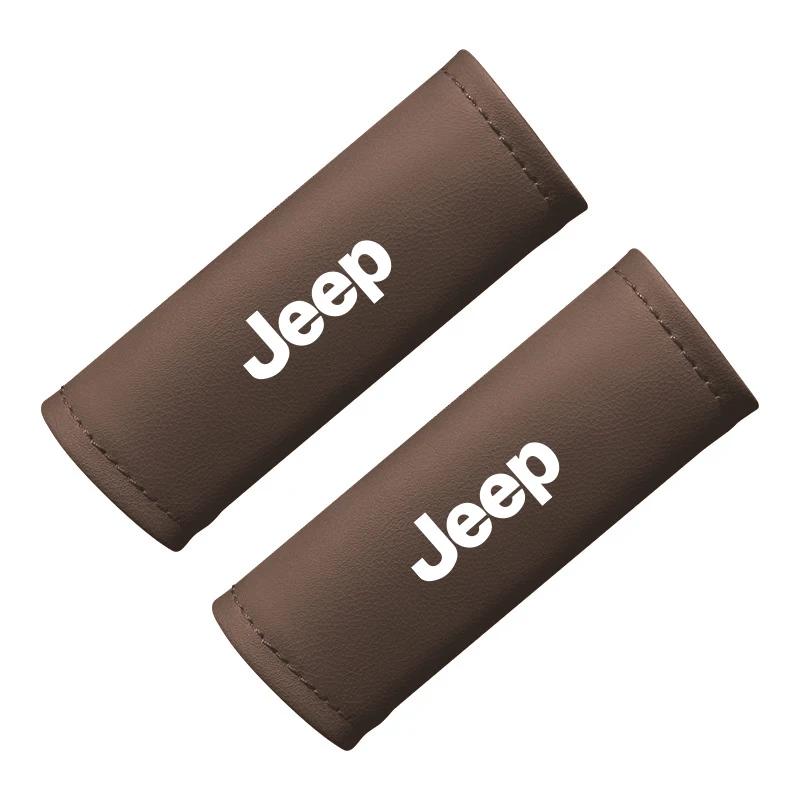 Für Jeep 2 Stück Leder Auto Tür Armlehnenabdeckung Dachgriff Abdeckung Für Jeep Grand Cherokee Wrangler JK Gladiator Compass Reneg
