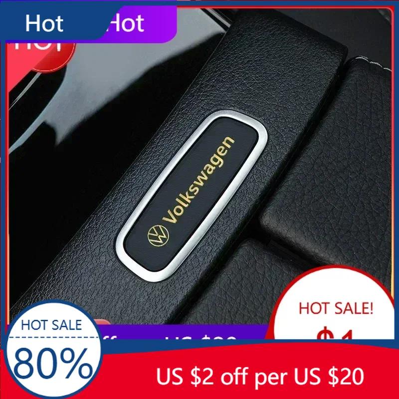 New 3pcs Metal Car Inner Door Handle Emblem Sticker Decoration for Volkswagen Polo GTI Golf Jetta Beetle Polo Touran Passat