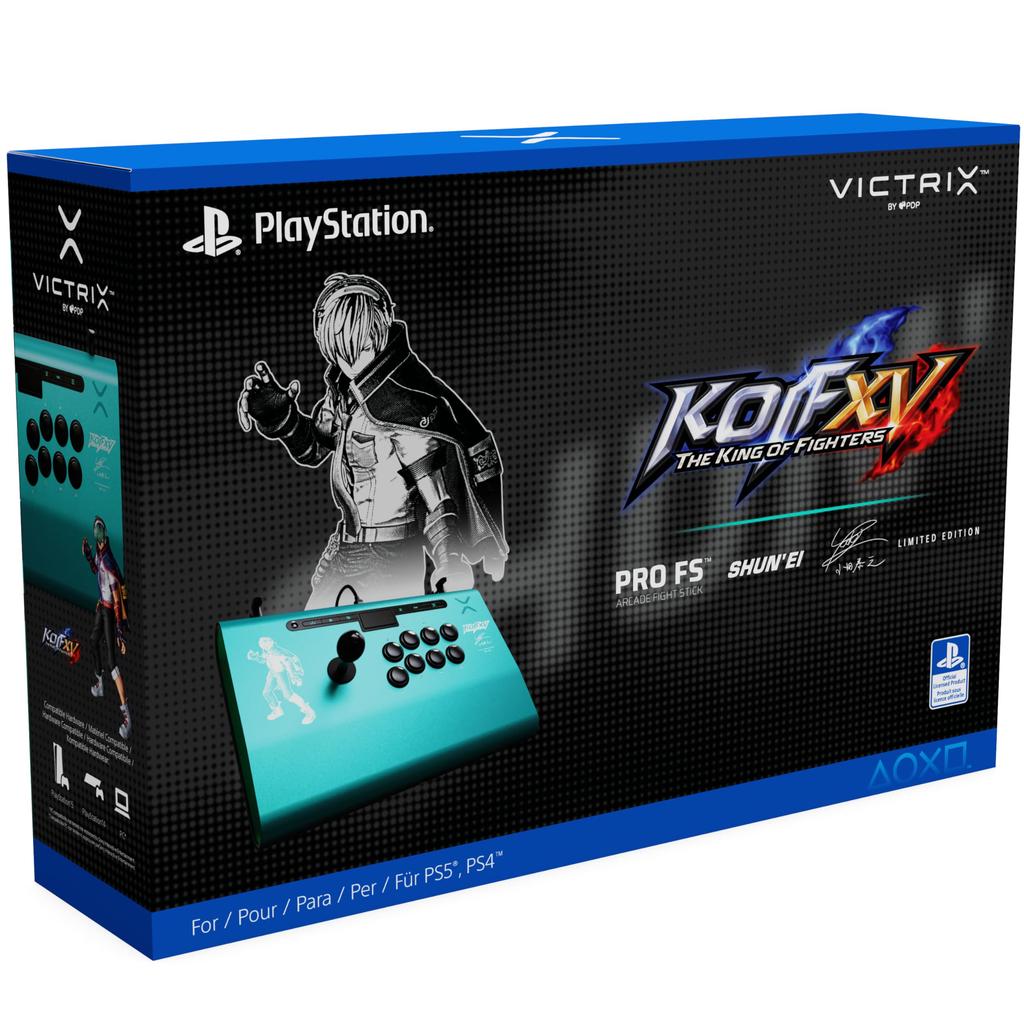 Officially Licensed Sony Victrix by TURTLE BEACH Pro FS Arcade KOF Limited To 300 Units Serial Number Compatible with Product Stick, Shun'ei Model,