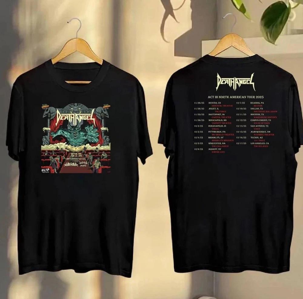 Death Angel Act Iii North American Tour 2025 Unisex T-shirt S-5XL Unisex T-Shirt XXXXL