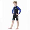 Diving Wetsuit Kids 2.5mm Neoprene Shorty Suit Warm Thermal Snorkeling Surfing Jellyfish Protection Unisex