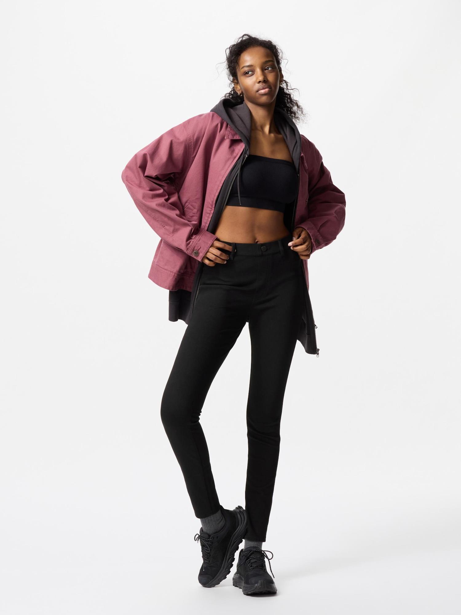 

Uniqlo Япония ультра эластичные леггинсы брюки длинные 09 BLACK/S