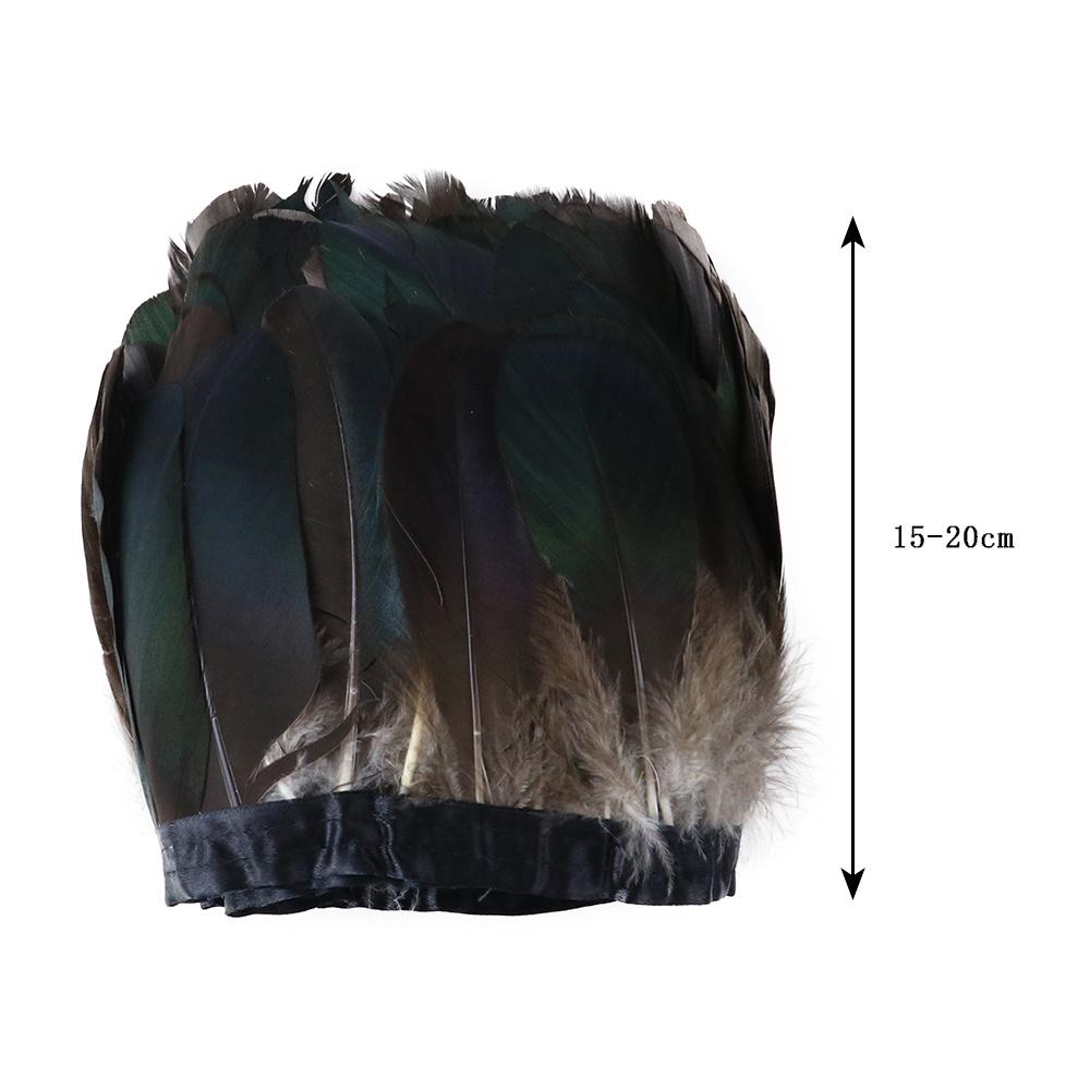 Natural Swan Goose Feather Trim 2/6/10 Yards Costume Fringe Ribbon for DIY Dress Decoration Carnival Party Accessories
