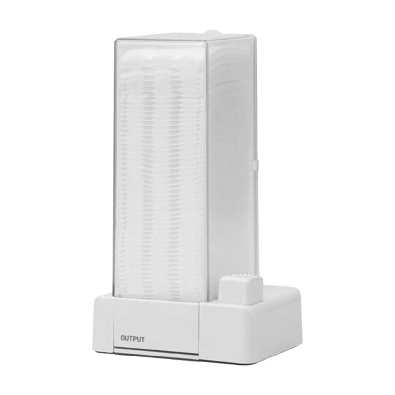 Contenitore Cotone Cosmetico Touch Control Scatola Dispenser da Parete con Dischetti Omaggio Salvaspazio Scatola Contenitore