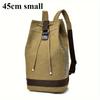 Fashion Canvas Sports Backpack Barrel Bag Travel Computer Backpack Men's Bag Leisure Travel School Bag Unisex