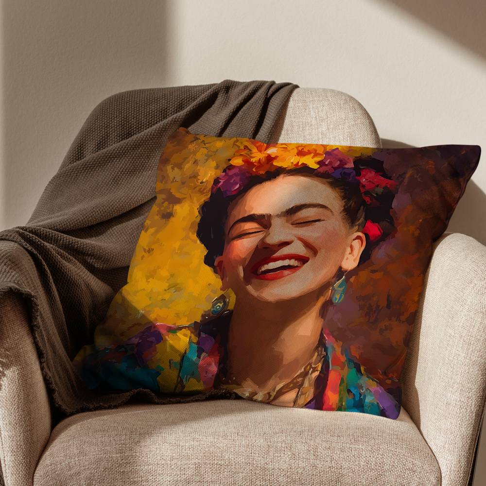 Printed Art Frida Kahlo pillow cover living room sofa cushion cover bedroom room bed pillow cover home decoration