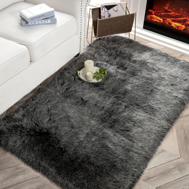Nordic Faux Sheepskin Plush Area Rug