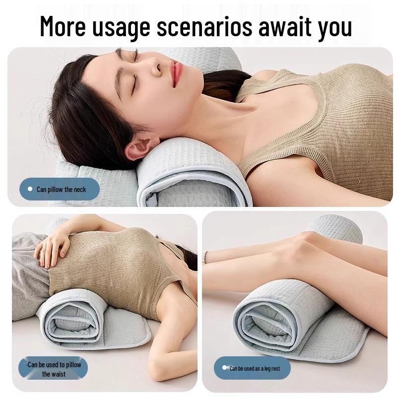 Class A Cotton Neck Protection Adjustable Travel Pillow & Dirt-Proof Sleeping Mat