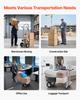 VEVOR 2 In 1 Hand Truck, 453.6 Kg Load Capacity for 4-Wheel Mode, Convertible Hand Truck Dolly with Non-Slip Handle & Wheels