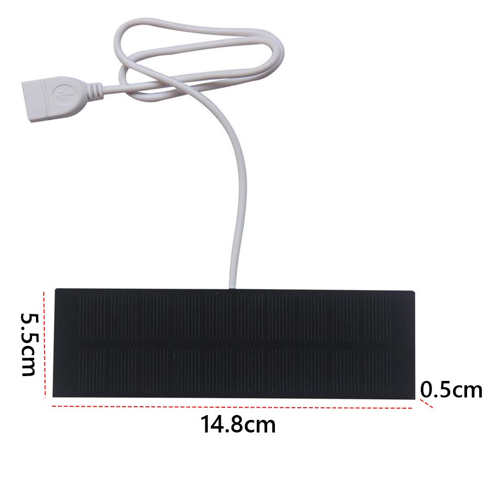 Mini Solar Panel Solar Charger Portable Battery Mobile Phone Charging Bank Charging Panel for RV Camping Phone Battery Charger