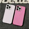 Colorful Striped Minimalist INS Phone Case For iPhone 17 AIR 16 15 14 13 12 11 Pro MAX Plus Y2K Jelly Shockproof Bumper Cover