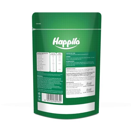Happilo Premium International Wasabi Peas 160g, Versatile Snack, Crunchy Texture and Zesty Flavor, Nutrient Rich