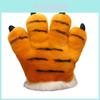 Burattino a Mano Artiglio di Tigre Peluche con Morbido Peluche Corto per Cosplay e Idee Regalo