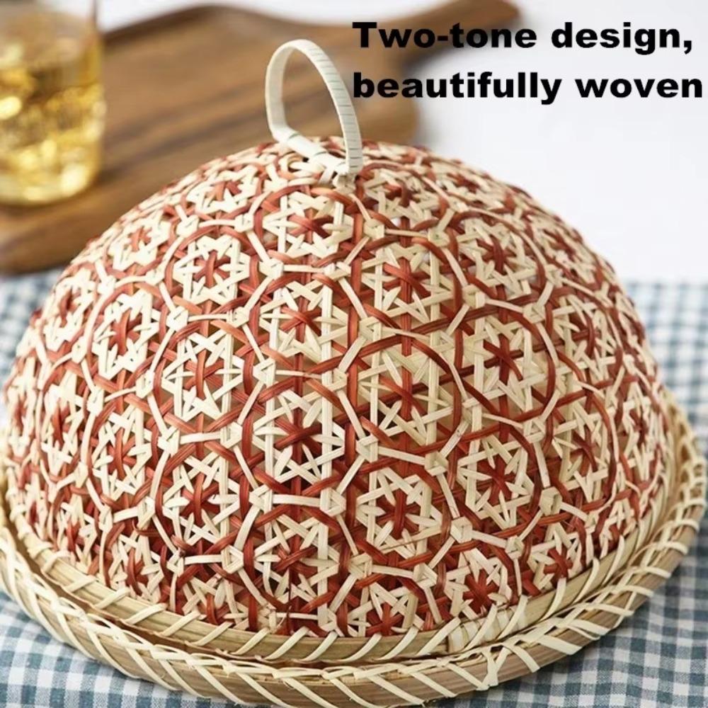 Bohemia Dining Table Cover Round Plate Leftovers Protector Food Vegetable Umbrella  Kitchen