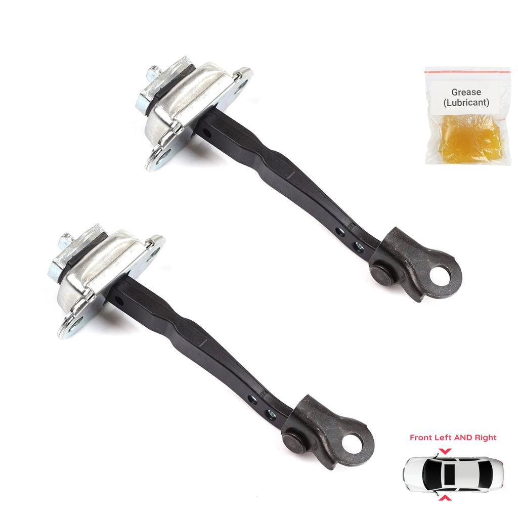 EDP1252-1 2 Pieces Front Left AND Right Door Catch Hinge Brake Stop Check Strap Limiter for Renault Kadjar Nissan Qashqai MK2 J11 804304EA0A