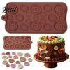 Flexible Crafting Molds Button Silicone Mold, Food Grade Non Stick Chocolate Candy Making Casting Easy Release Mold Tray, for DIY Baking And Projects