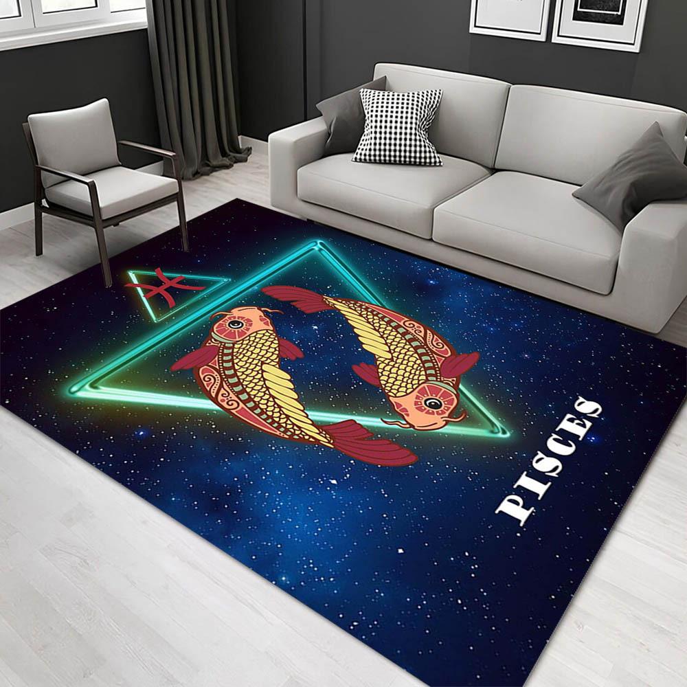

1pc 23899635800 Pattern Carpet, Area Rug For Living Room Bedroom Room Bed Chair Laundry Entryway Corridor Yard Non-slip Outdoor Camping Rug 60cm by 90cm