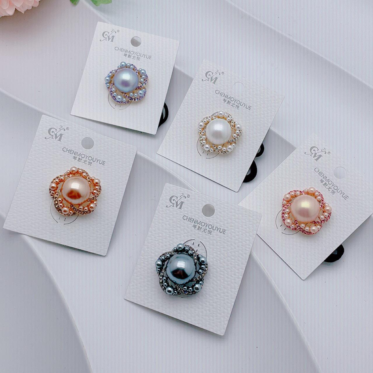 14K Gold-Plated Crystal Hair Tie: Qipao-Inspired, Korean Style, Elegant. жёлтый