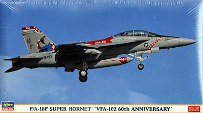 Hasegawa 02165 Super Hornet 60th 1/72 F/A-18F ″VFA-102 Anniversary″