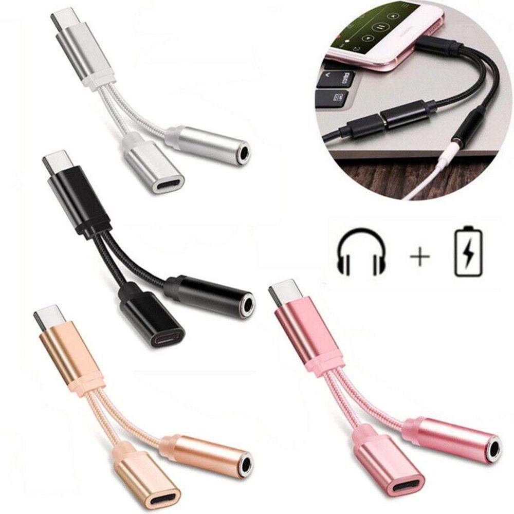 C to 3.5mm 3.5mm Jack Type-C To 3.5mm Connector Usb C Cable Audio Cables Type C To 3.5 mm Adapter