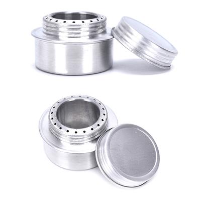 Tragbarer Mini-Kocher aus Aluminiumlegierung für Alkohol, Outdoor, Camping, Picknick, Wandern, Kochen
