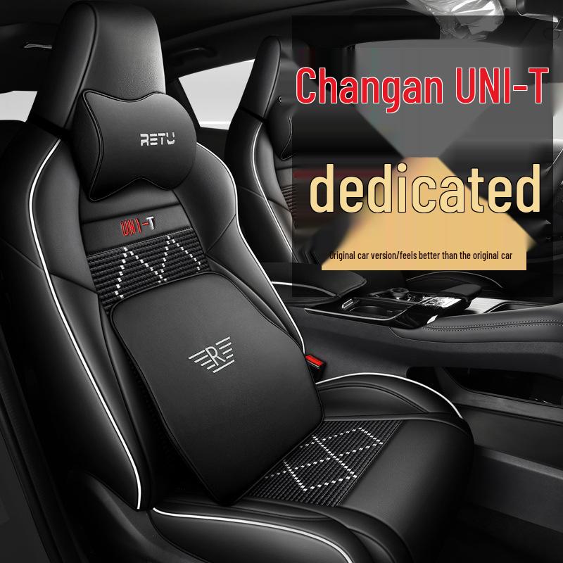 Changan UNI-T Sports Leather Car Seat Cushion Cover - All-Season Full Set