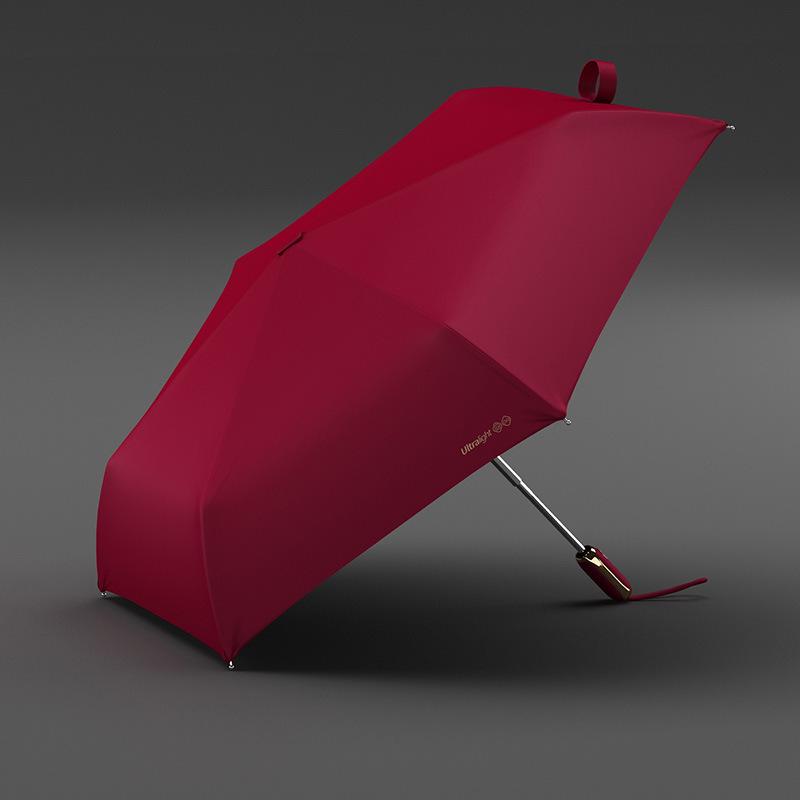 

OLYCAT Легкий 6-спицевый зонт от солнца и дождя с УФ-защитой и портативным дизайном 94 cm красный