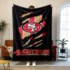 San Francisco 49ers Soft and comfortable flannel Suitable for sofas living rooms outdoor camping travel and also makes a great anniversary gif
