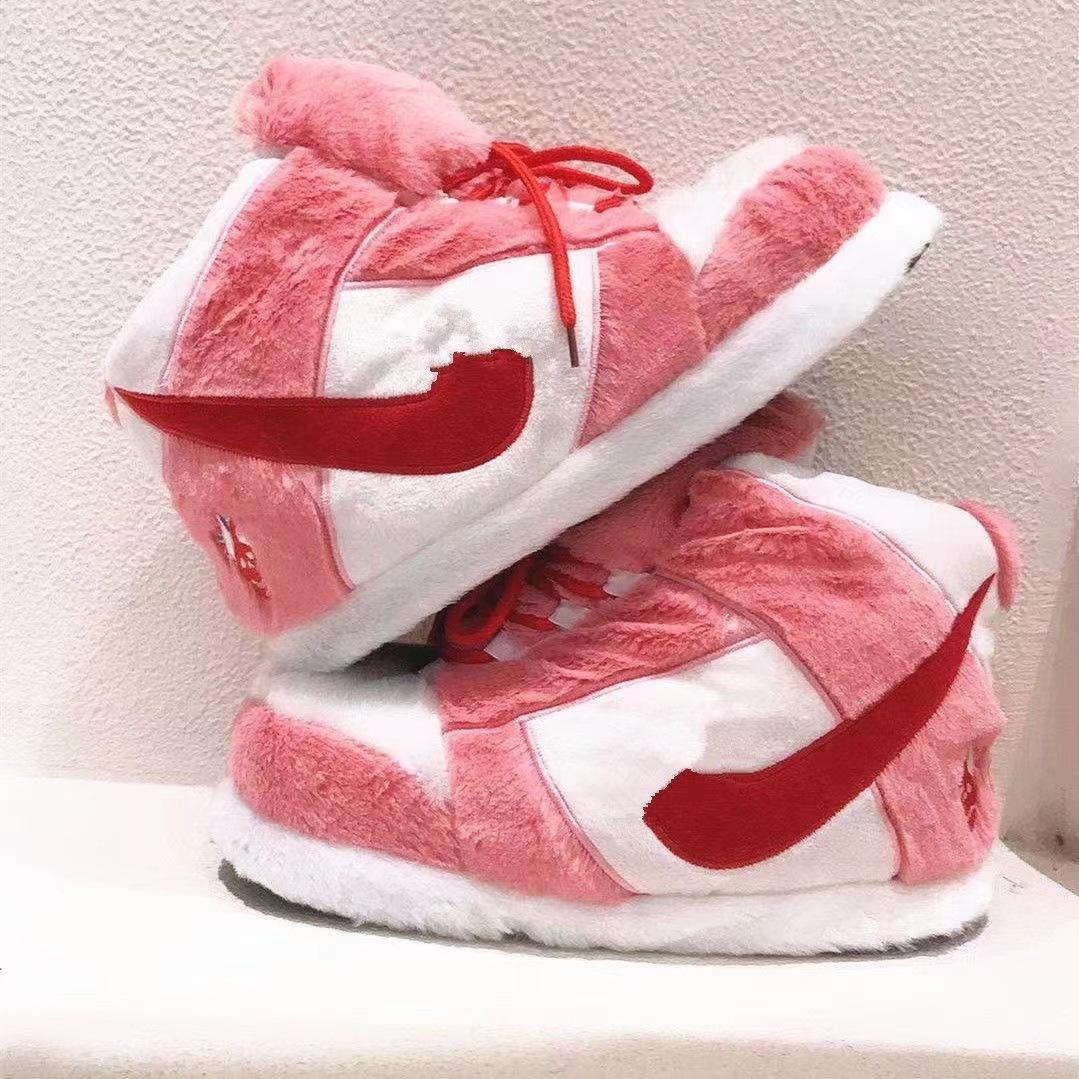 

Унісекс Плюшеві Зимові Тапочки з Веселим Кокосовим Дизайном Cloth Sole (One Size Fits 36-46)