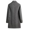 JINLUN Wool Long Business Coat with Down Warm and Men's Coat, Inner, Cold-Resistant Outerwear, Thick, Formal, Casual, Autumn/Winter