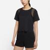 Nike Quick-Drying Breathable Casual Sports Round Neck Short Sleeve T-Shirt Women Tops Black DJ6572-010