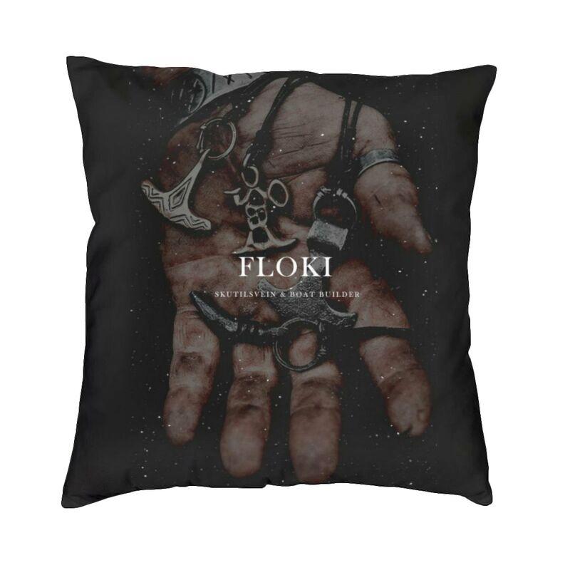 Vikings Lagertha Ragnar Lothbrok Sofa Cushion Cover Velvet Norse Valhalla Warrior Pillow Case Living Room Decoration Pillowcase