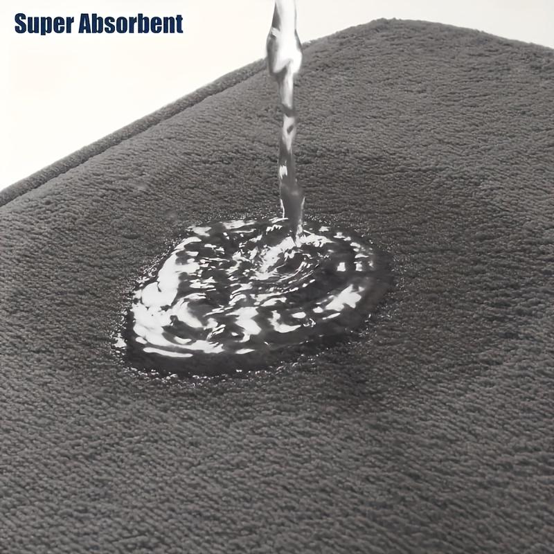 3 piezas Alfombrillas de baño ultra absorbentes, Alfombrillas de baño antideslizantes, Mantas de baño premium ultrasuaves y cómodas, Alfombrillas de suelo para decoración del hogar