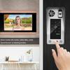 Remote Control Fingerprint Password 7 Inch LCD Wifi Video Camera Doorbel