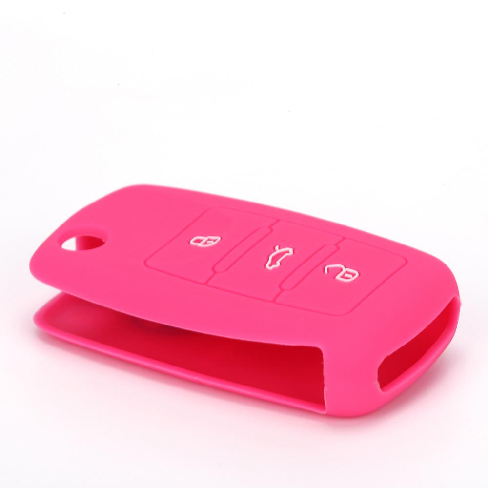 Suitable for Volkswagen Lavida Jetta Drip Silicone Key Cover Santana Soft Key Bag Sagitar Remote Control Protective Cover