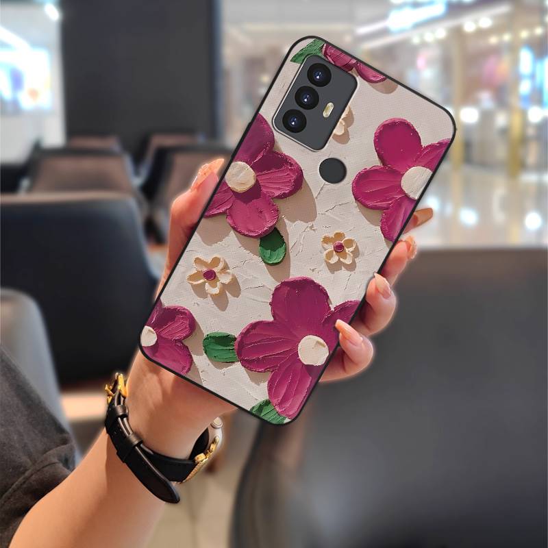 Cartoon Graffiti Phone Case For TCL 30SE/30E/306/305/Sharp Aquos V6/V6 Plus Shockproof Soft Case Cute Durable Animals