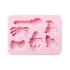 6 Cavities DIY Cookie Soap Candy Gummy Chocolate Mold Baking Mold Ice Cream Tray