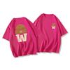 Teenager Summer Casual Short Sleeve Loose Plus Size Pullover Cotton T Shirt Top