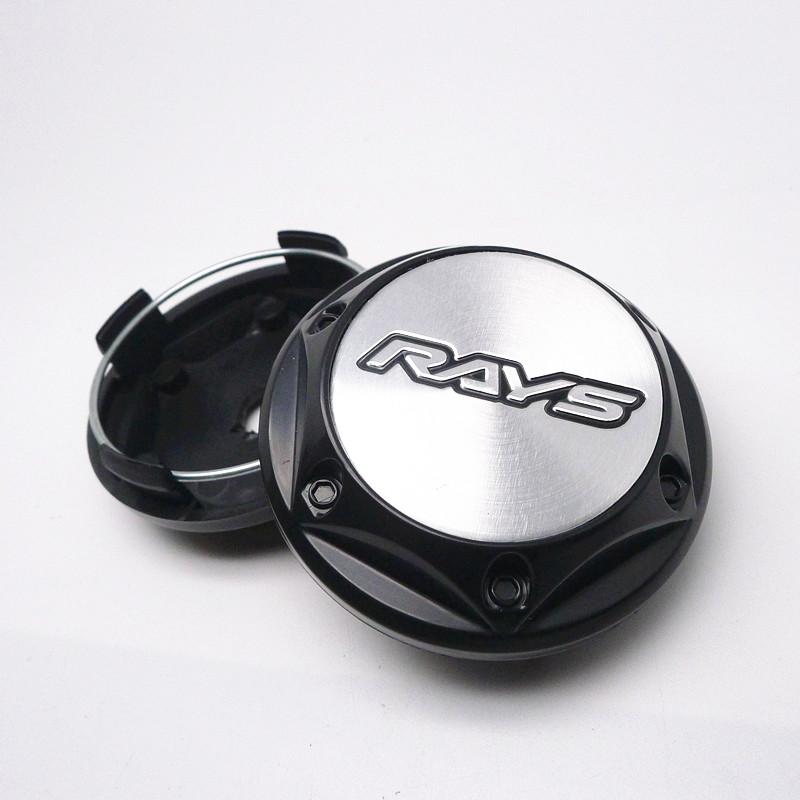 4pcs 68mm 62mm For Rays Wheel Hub Center Cap Car Rims Replace Dust-proof Cover Auto Styling Accessories