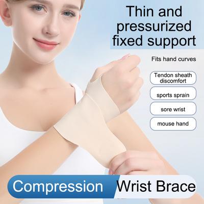 1Pc Elastic Wristband Anti-Sprain Wrist Brace Compression Support Gloves for Joint Pain Relief