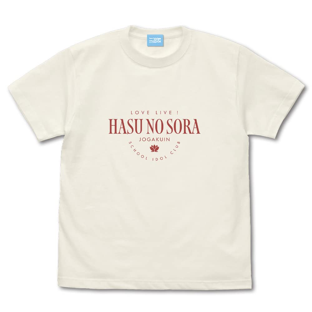 

[Официально] 2D Cospa Hasunosora Girls Academy School Idol Club Футболка Hasunosora Girls Academy ВАНИЛЬНО-БЕЛАЯ размер M