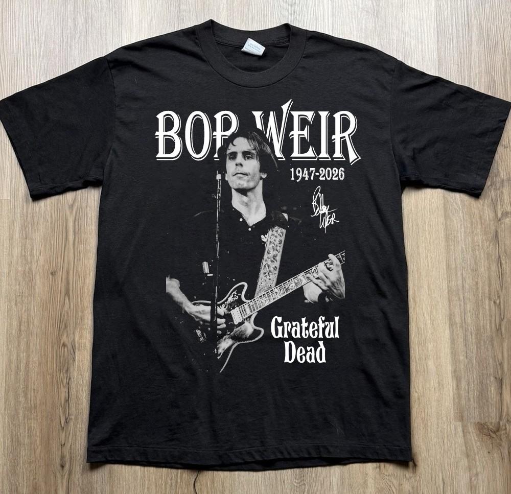 New Bob Weir R.I.P Collection  S5XL U65.104 Unisex T-Shirt S