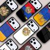 Armenia Russia Flag Coat of Arms Phone Case For IPhone 17 16e 15 14 13 12 11 Pro Max Air Mini Soft Protective Cover