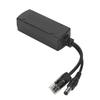 48V PoE Splitter Adapter 12V 2A Output with IEEE 802.3 Af At Standard 10 100Mbps Power Over Ethernet Splitter Adapter