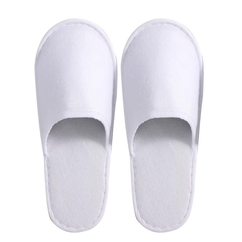 Thickened Non-Slip Disposable Slippers for Hotels, Homestays, and Foot Bath Shops - Winter Hospitality Slippers